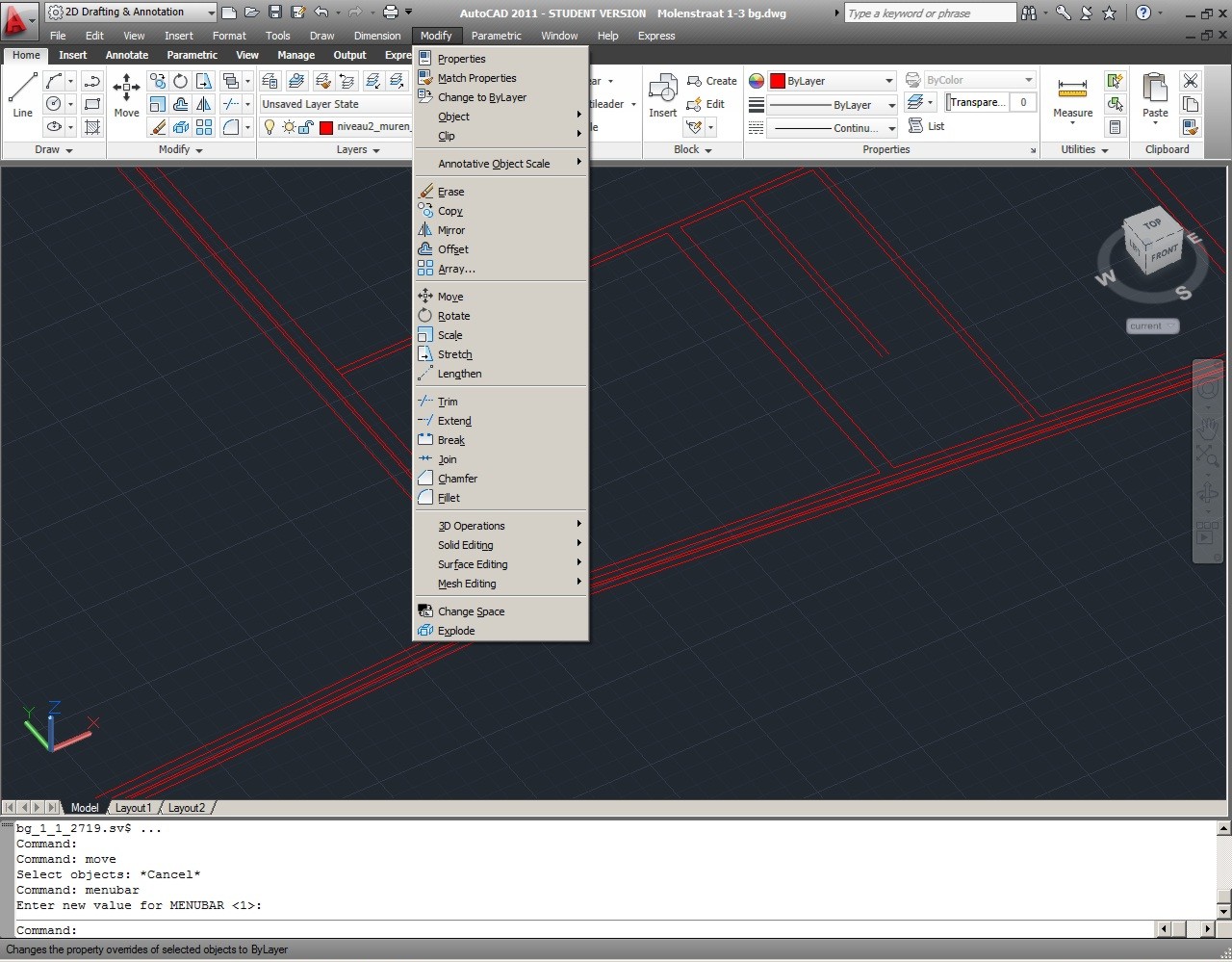 autocad customize ribbon commands